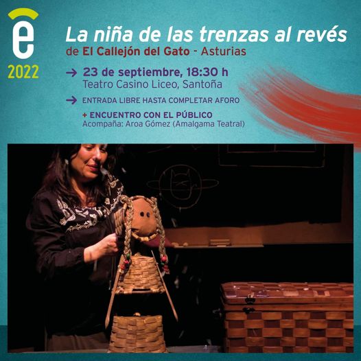 la niña de las trenzas al revés
