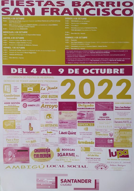 Fiestas del Barrio San Francisco 2022
