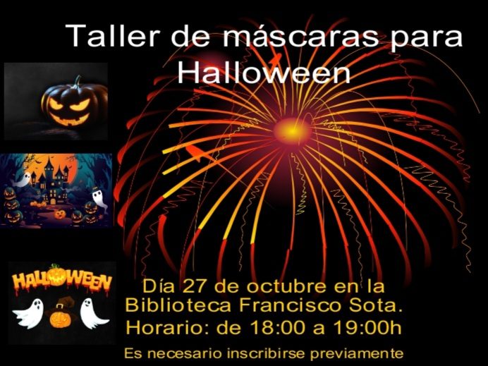 Taller de máscaras para Halloween – 27 Octubre