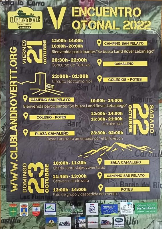 V Encuentro Otoñal 2022 - Club Land Rover