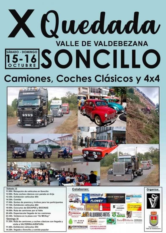 X Quedada Soncillo de Camiones – Coches Clásicos – 4×4
