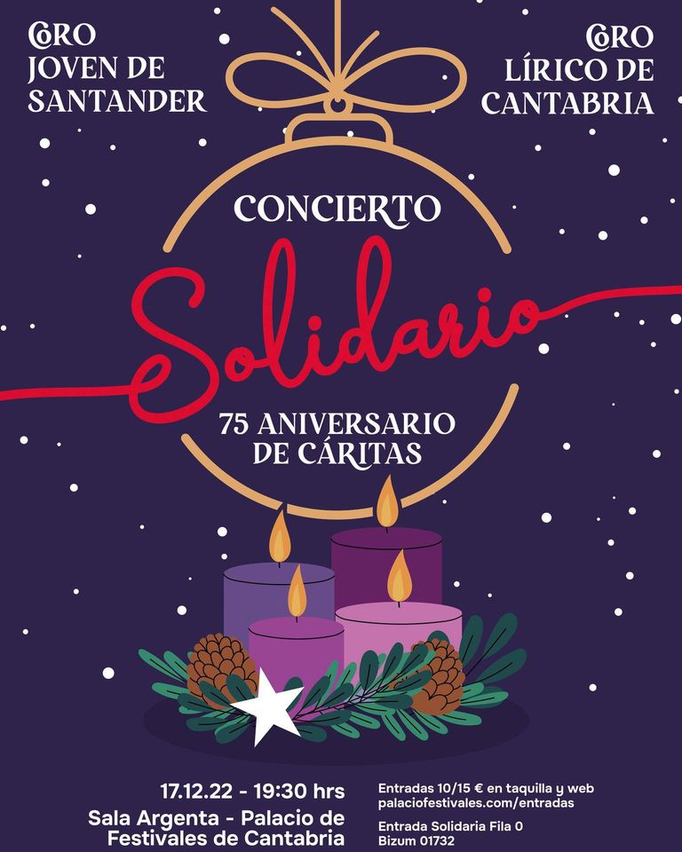 Concierto Solidario – 75 Aniversario Cáritas