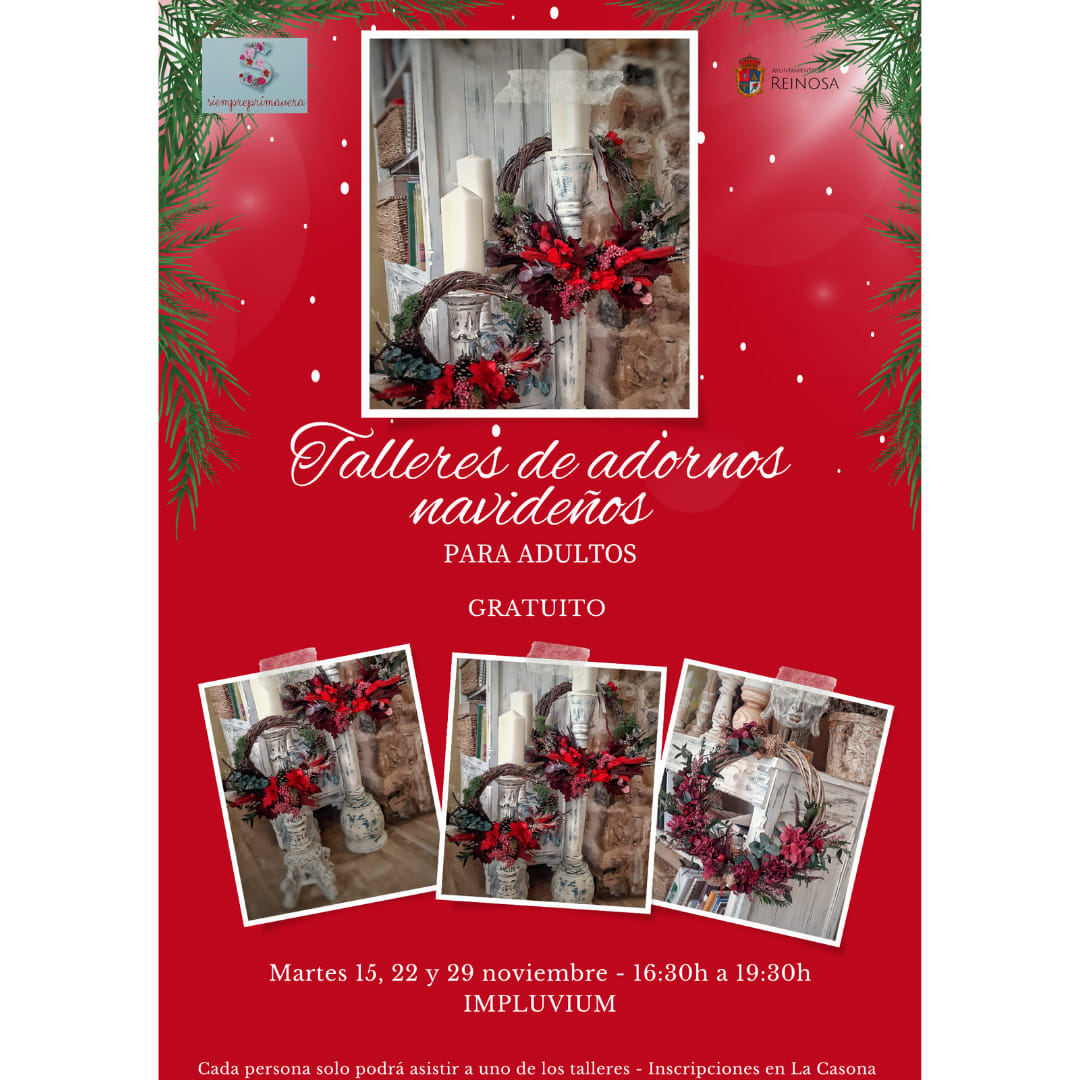 Talleres de Adornos Navideños - Reinosa