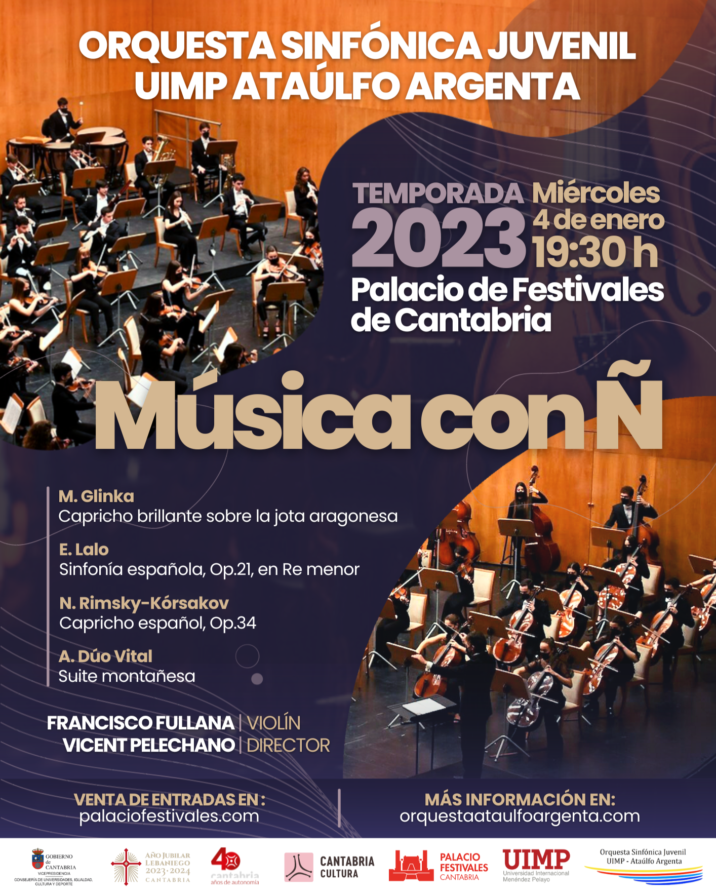 Concierto «Música con Ñ» – Orquesta Sinfónica Juvenil UIMP Ataúlfo Argenta