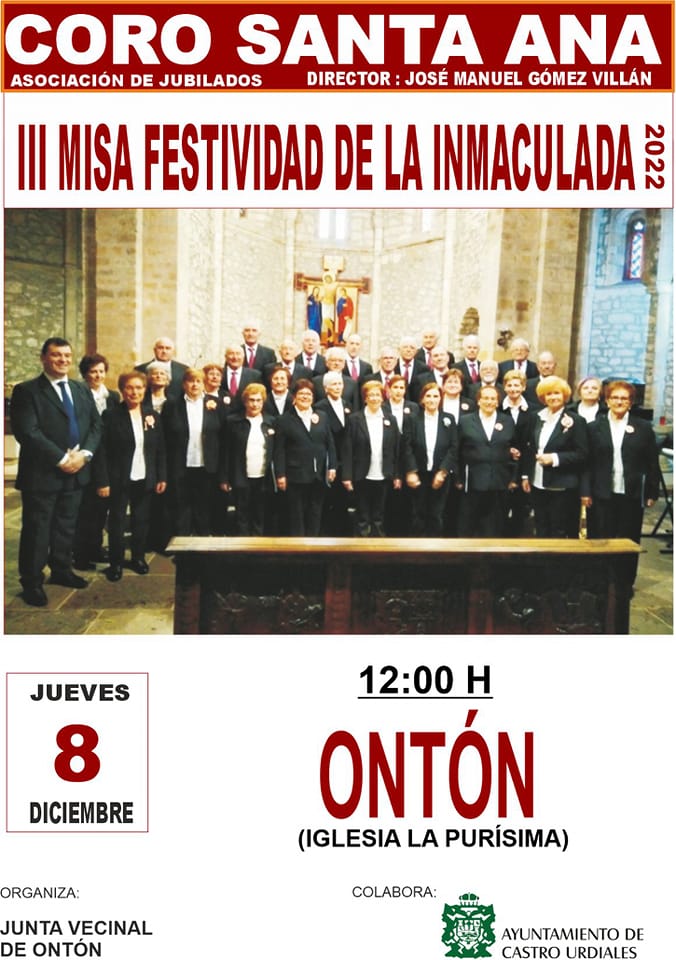 Concierto Coro Santa Ana - 8 Diciembre