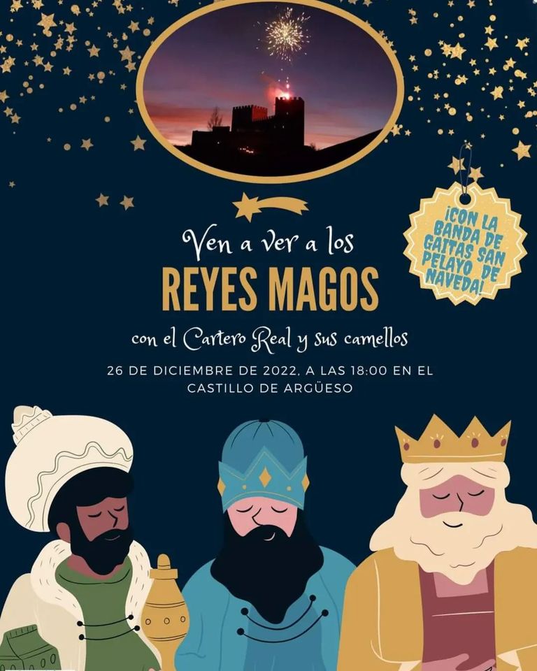 Los Reyes Magos en el Castillo de Argüeso 2022