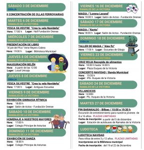 Programación Navidad 2022 – Ramales de la Victoria