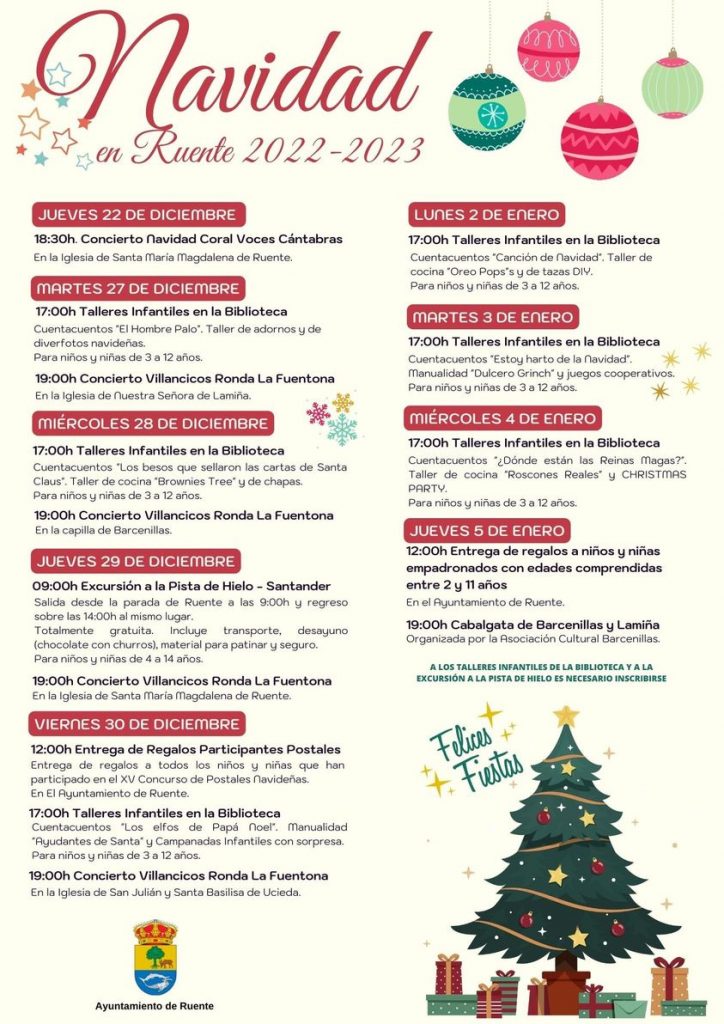 Programación Navidad Ruente 2022