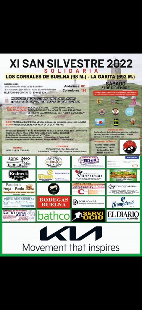 XI San Silvestre Solidaria 2022 – Los Corrales de Buelna