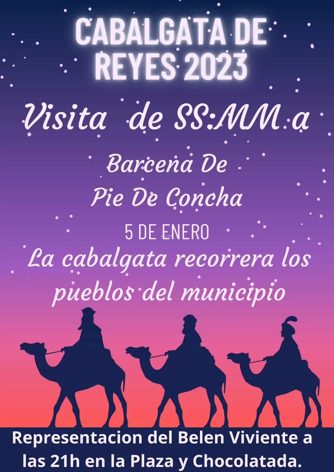 Cabalgata de Reyes 2023 – Bárcena de Pie de Concha
