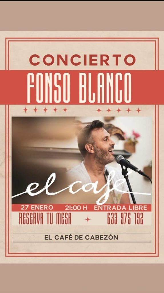 Concierto Fonso Blanco – 27 Enero