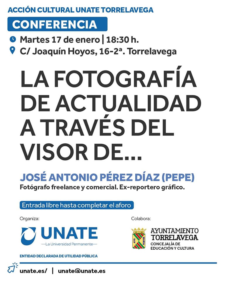Conferencia Fotografía – 17 Enero