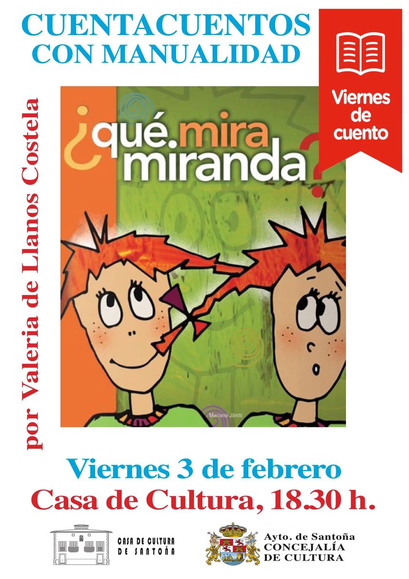Cuentacuentos con Manualidades – 3 Febrero