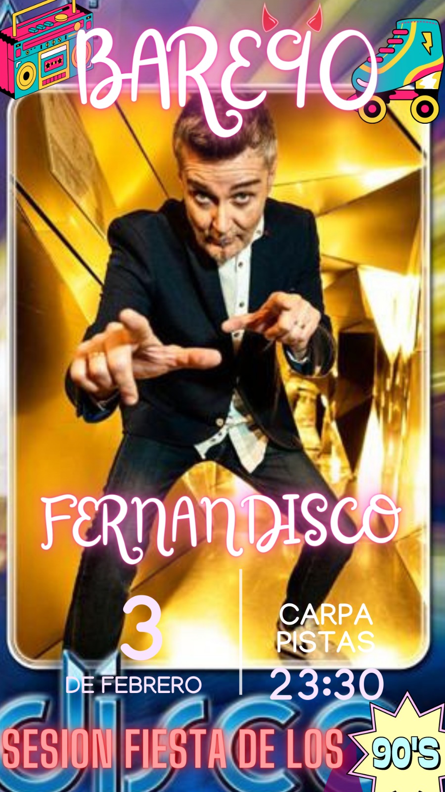 Fiesta de los 90  – Bareyo 2023