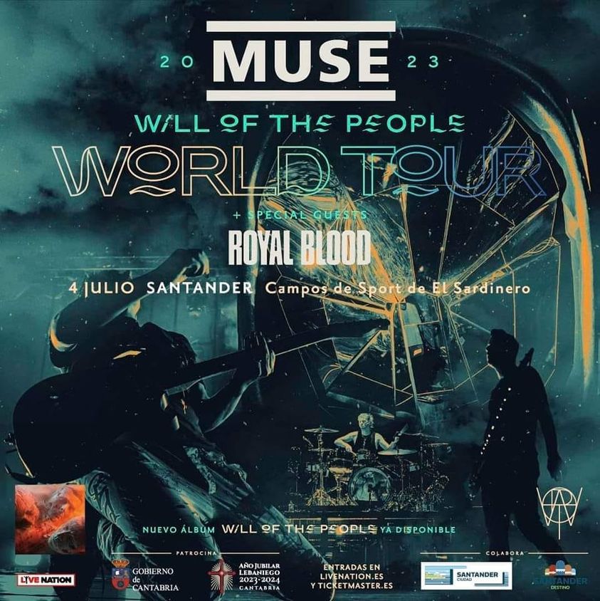 Concierto Muse Santander 2023