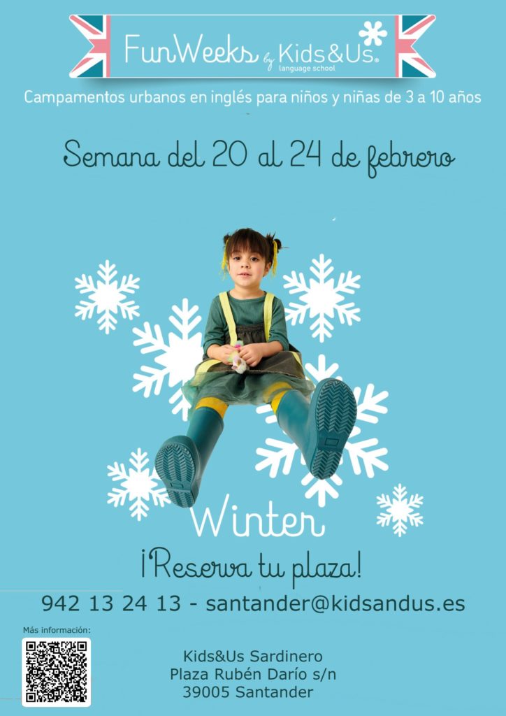 Campamento Winter Fun Week de Kids&Us (20-24 febrero)
