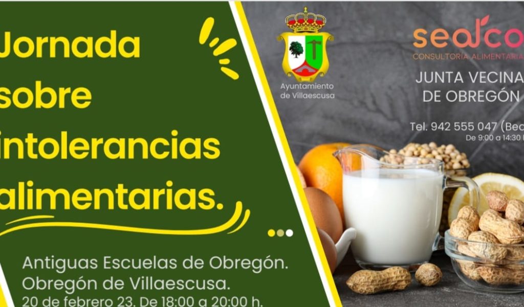 Jornada sobre Intolerancias Alimentarias – 20 Febrero
