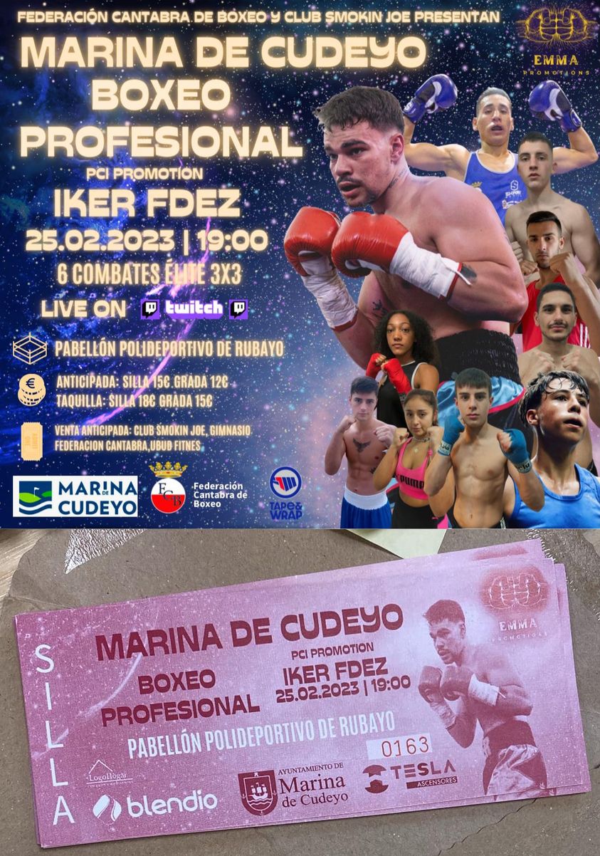 Marina de Cudeyo - Boxeo Profesional - 25 Febrero