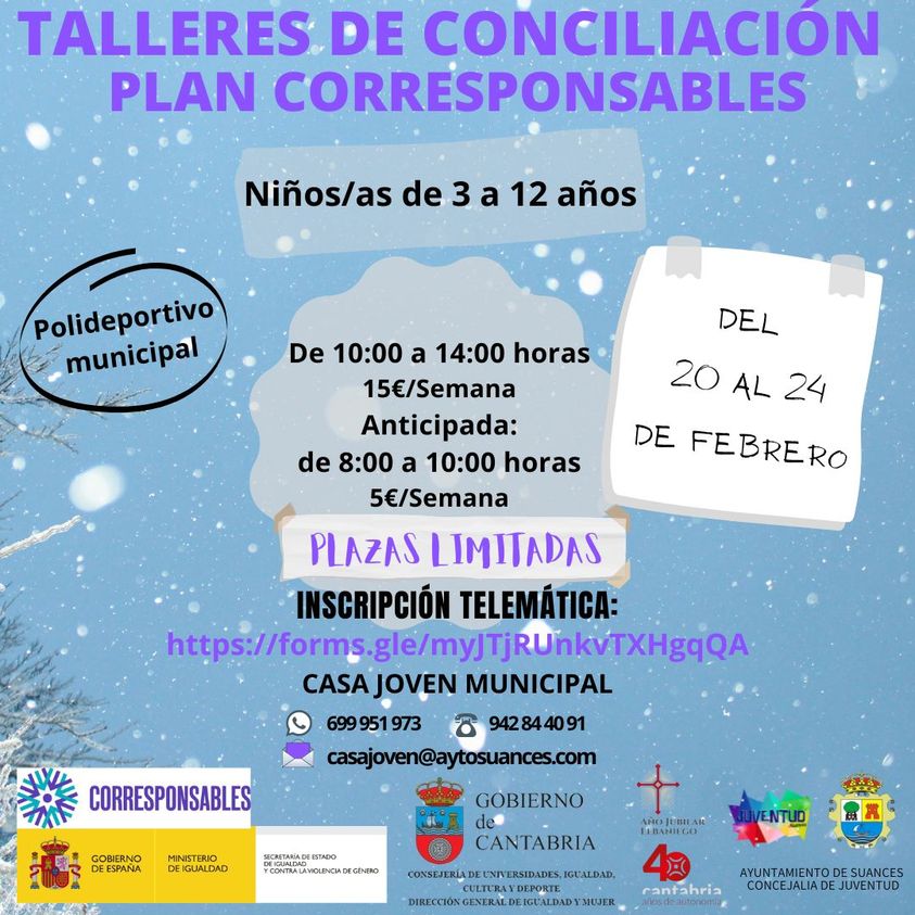Talleres de Conciliación - Febrero - Suances