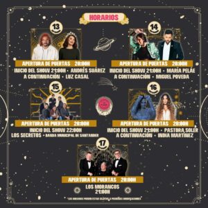 Conciertos la Plaza Santander 2023