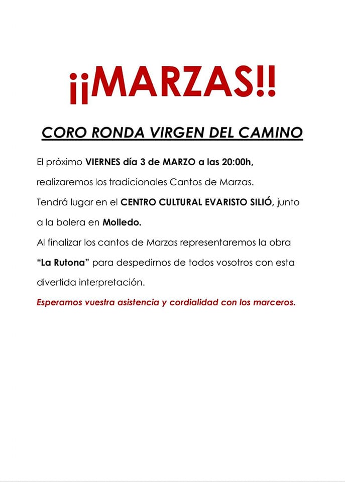 Marzas Molledo 2023