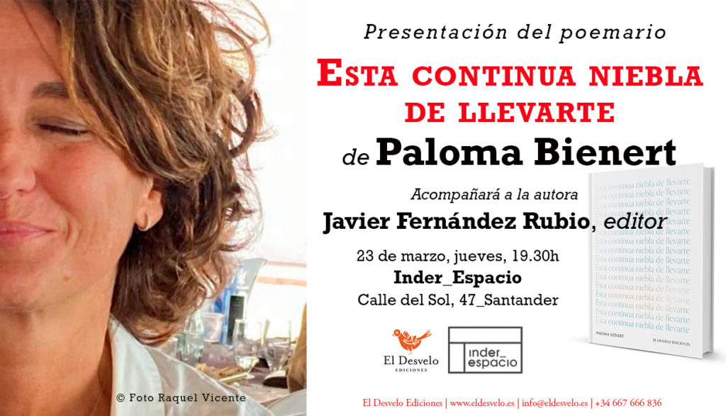 Presentación del Poemario Esta Continua niebla de llevarte