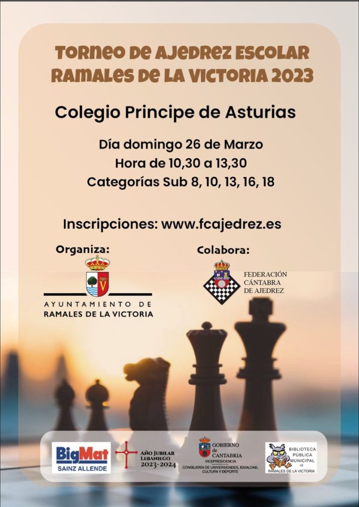 Torneo de Ajedrez Escolar Ramales de la Victoria 2023