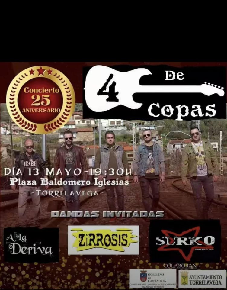 Concierto 25 Aniversario – 4 de Copas