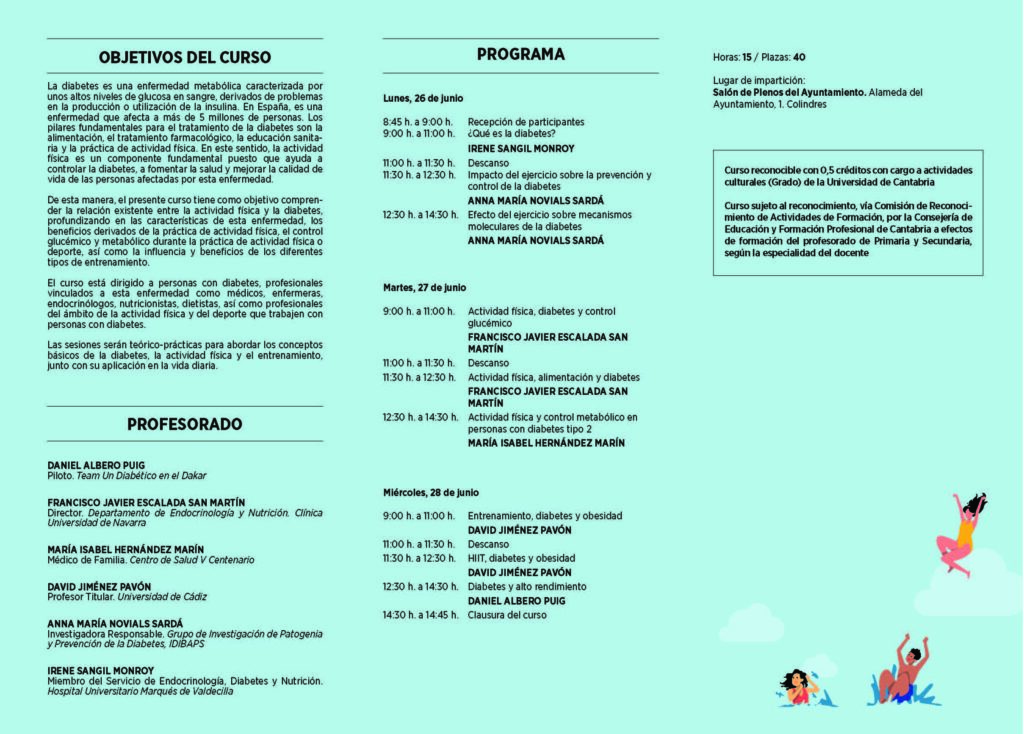 Curso: Actividad física y diabetes