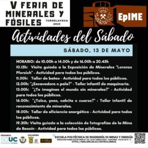V Feria de minerales y fósiles 2023