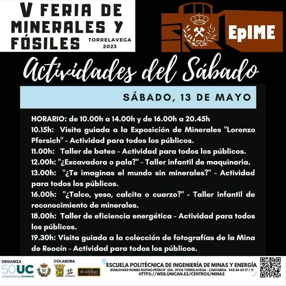V Feria de minerales y fósiles 2023