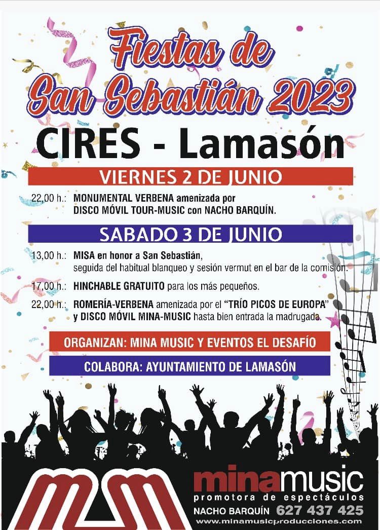 Fiestas de San Sebastian Cires - Lamason 2023