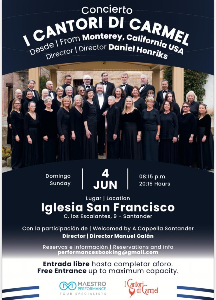Concierto I Cantori di Carmel