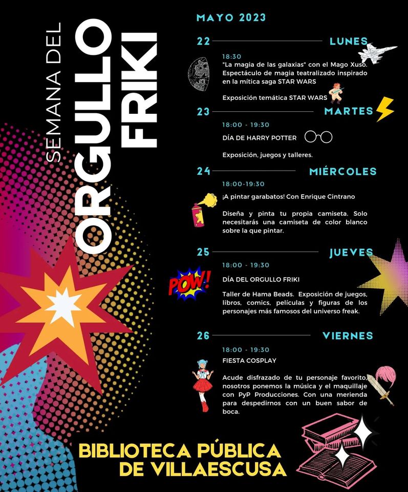 Semana del Orgullo Friki - Villaescusa 2023