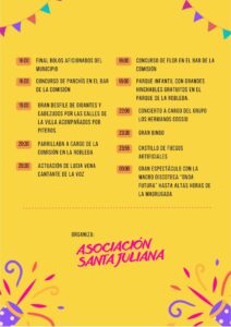 Fiestas de Santa Juliana Santillana del Mar 2023