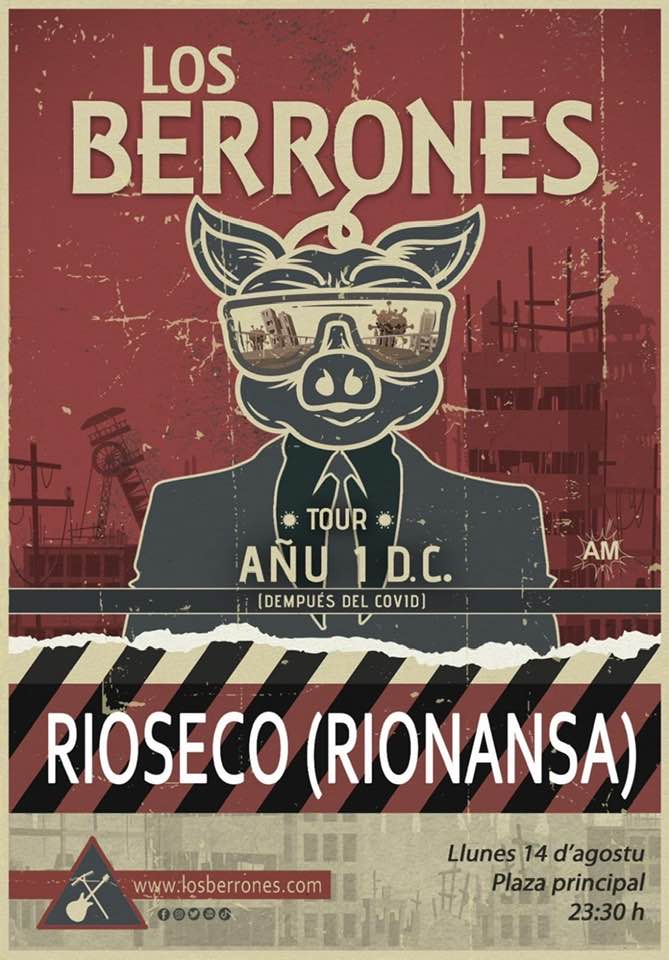 Concierto Los Berrones – 14 Agosto
