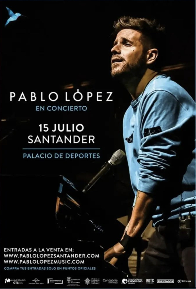 Concierto de Pablo López en Santander 2023