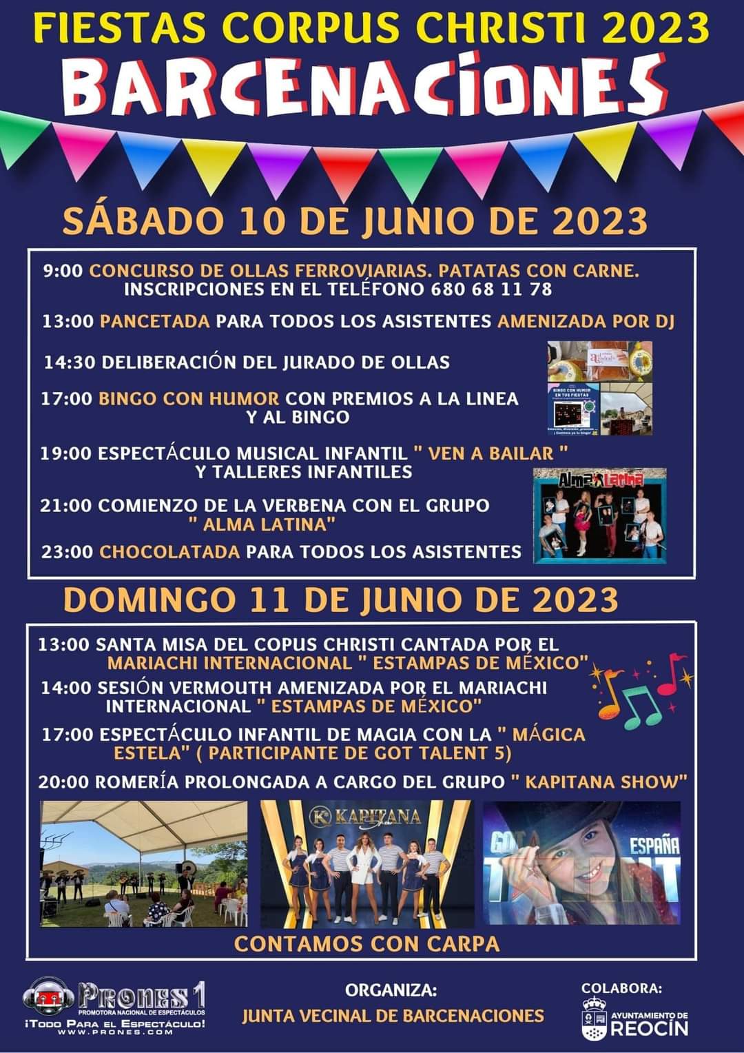 Fiestas Corpus Christi Barcenaciones 2023