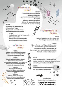 Fiestas del Perpetuo Socorro Sarón 2023