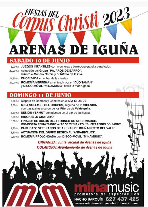 Fiestas del Corpus Christi - Arenas de Igunia 2023