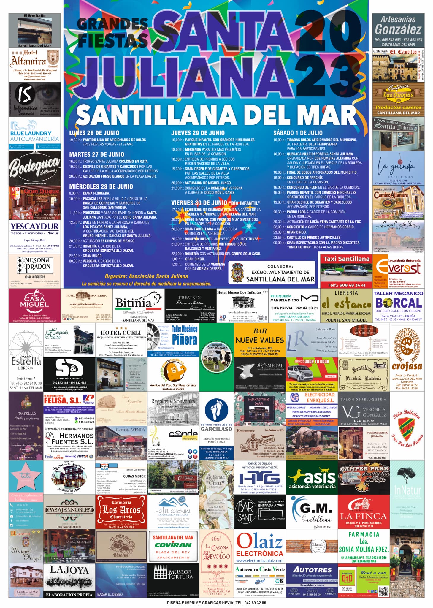 Grandes Fiestas Santa Juliana - Santillana del Mar 2023