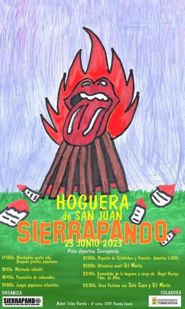 Hoguera de San Juan Sierrapando 2023