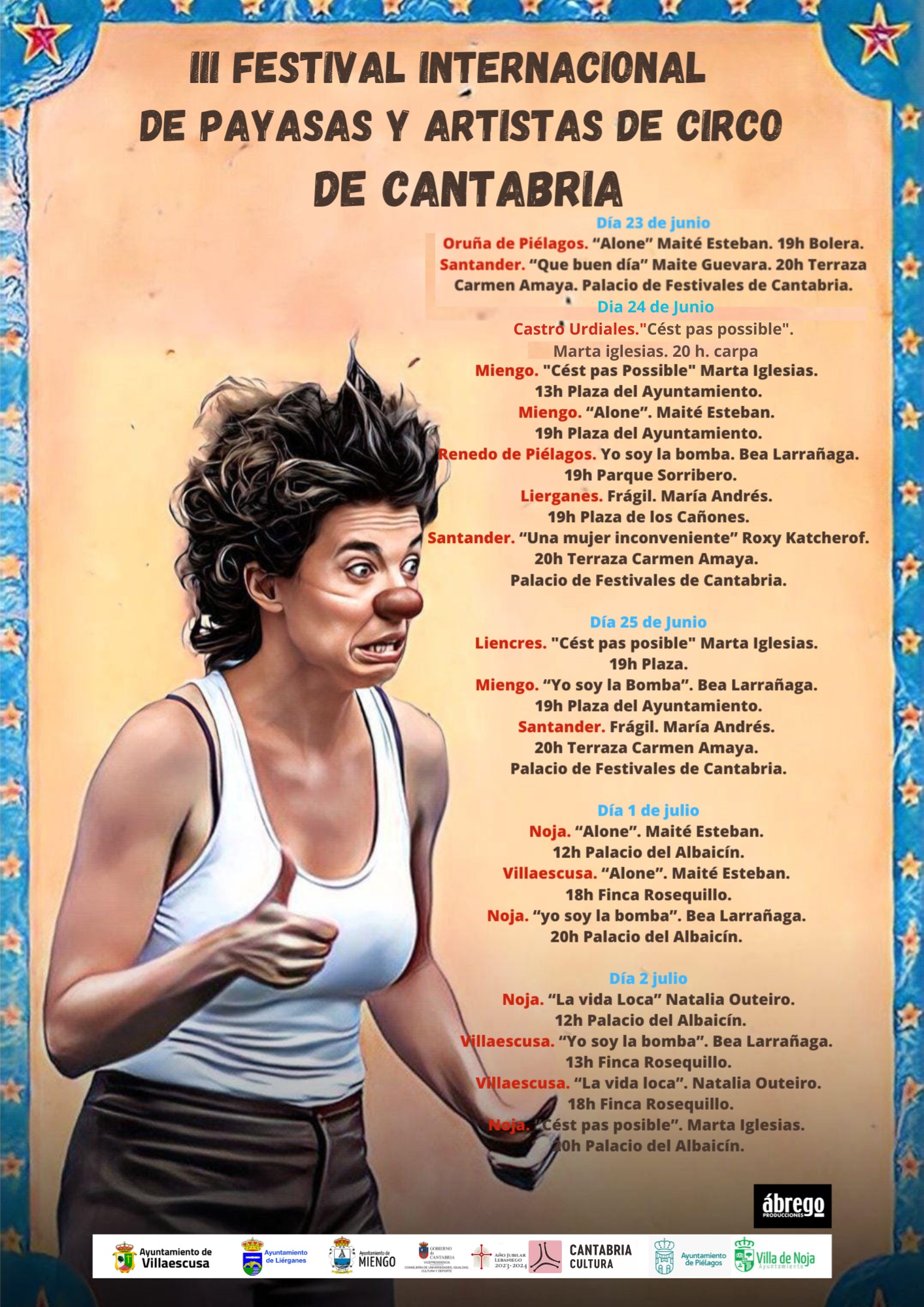 III Festival Internacional de Payasas y Artistas de Circo de Cantabria