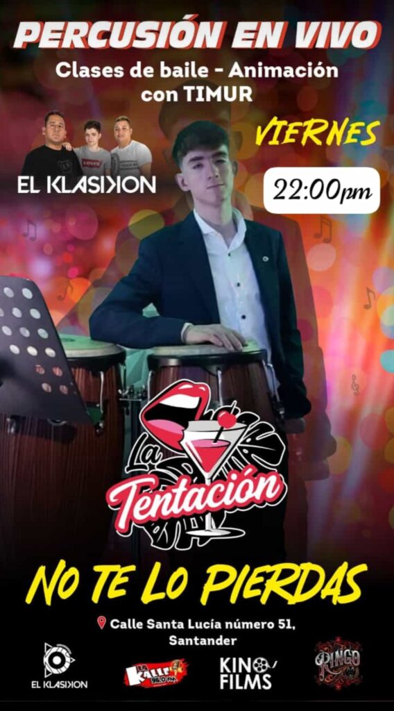 CLASE DE BAILE Y PERCUSIÓN