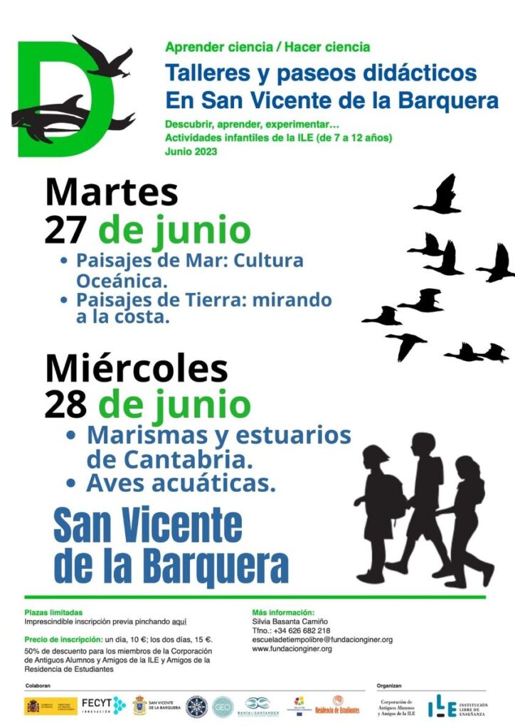 Talleres y Paseos didácticos – San Vicente de la Barquera