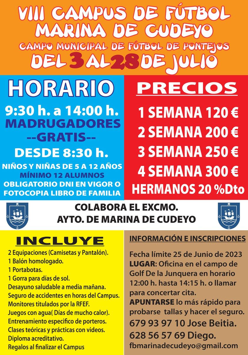 VIII Campus de Fútbol Marina de Cudeyo