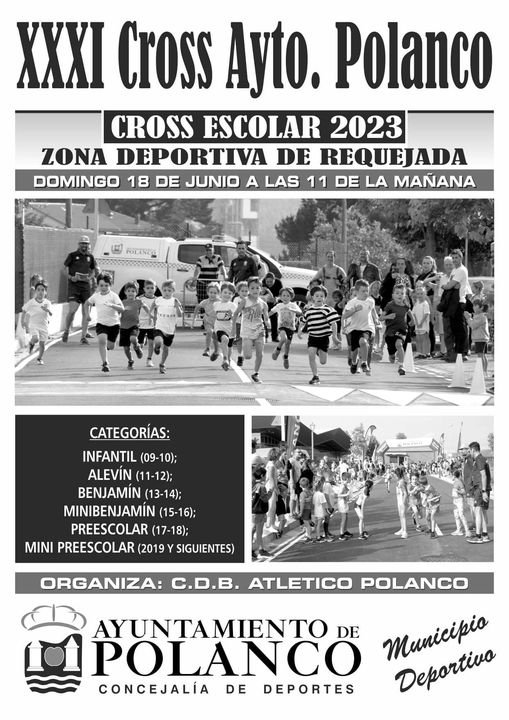 XXXI Cross Ayuntamiento Polanco - Cross Escolar 2023