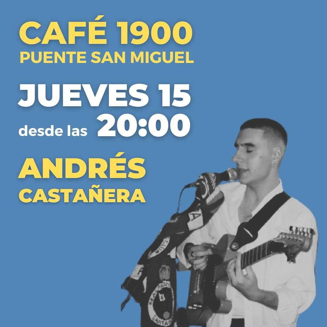 Concierto Andrés Castañera en Café 1900