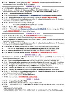Grandes Fiestas de Santa Ana y Ntra Sra de Las Nieves Tanos 2023