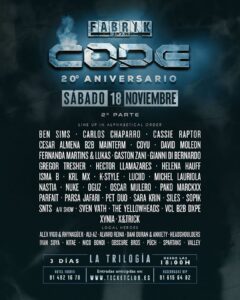 Code 20 Aniversario 2023